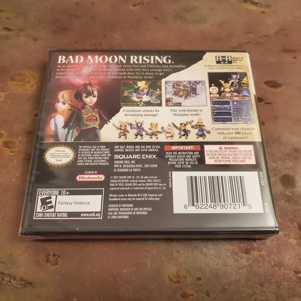 Game - Final Fantasy Crystal Chronicles: Ring of Fates (NEW) - DS - Square-Enix